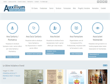 Tablet Screenshot of mondoauxilium.it